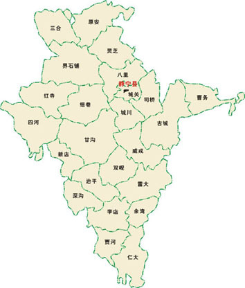 静宁县地图