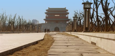 中轴线南段居中道路