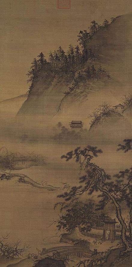 明 戴进《春游晚归图》