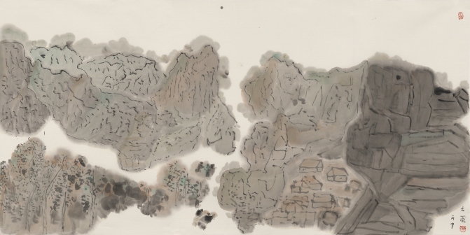 邵大箴绘画作品