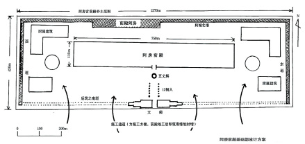 阿房宫前殿布局