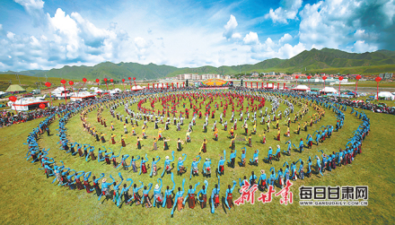 锅庄之乡甘南碌曲县