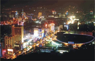 新罗区九一南路夜景