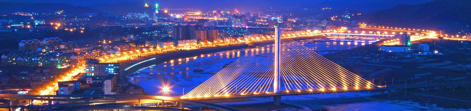 东昌区夜晚全景图