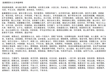 大唐鄎国长公主神道碑铭