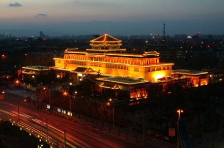 中国美术馆夜景