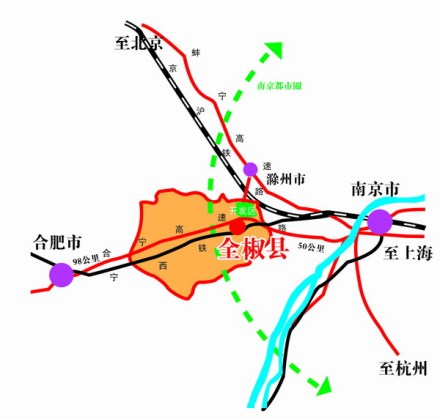 全椒区位
