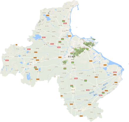 连云港市地形图