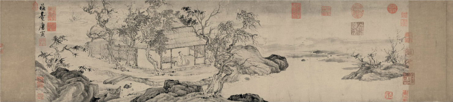 唐寅山水画作