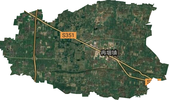 冉堌镇卫星图