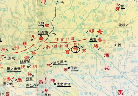 周文王十一子郜叔封国