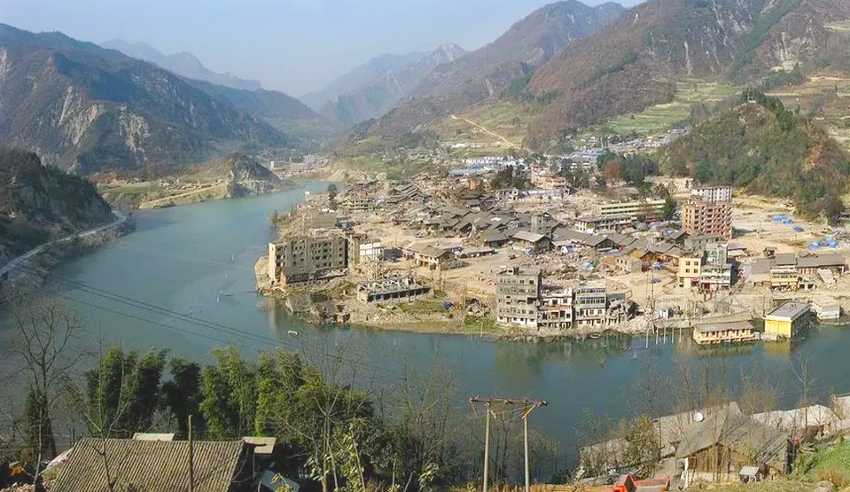 通口河（湔江）北川县禹里乡段
