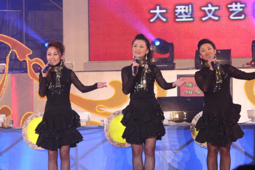 黑鸭子演唱组合演出照