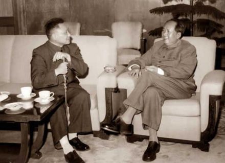 1960年的毛泽东和邓小平