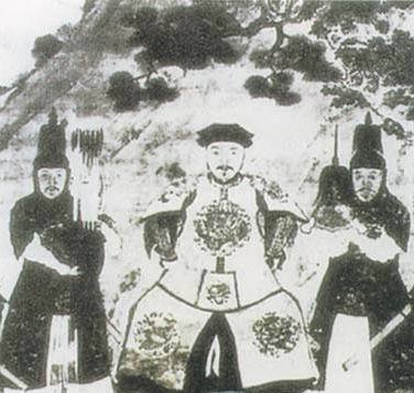 藩王”吴三桂“坐像