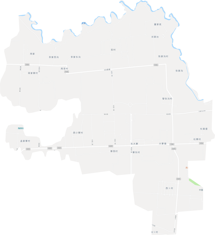 大寨街道电子地图