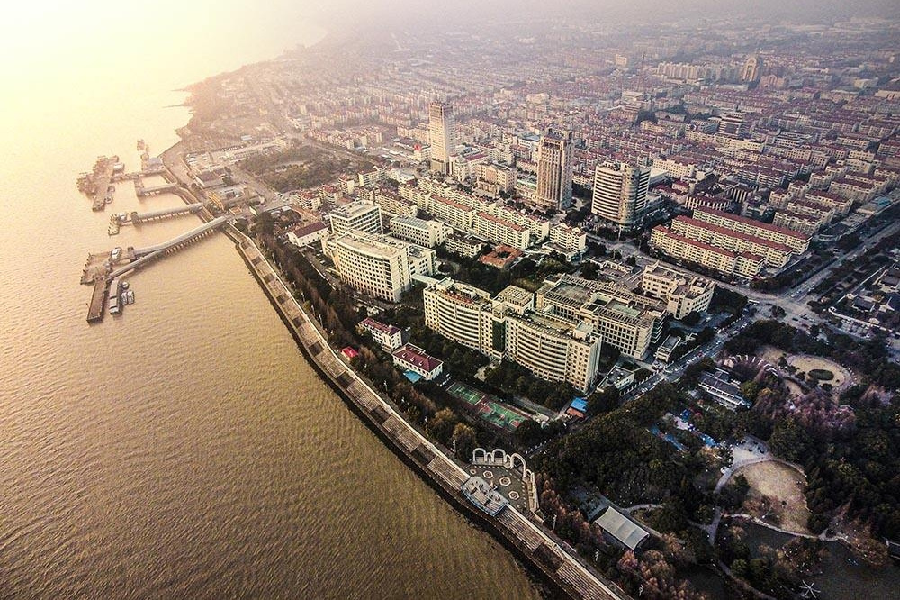 崇明岛南部地貌