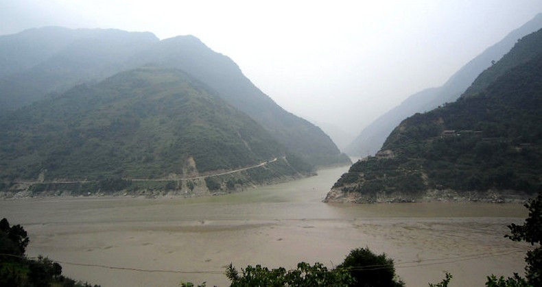 碧口水库让水河口