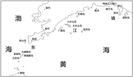 东江镇所辖诸岛地图 