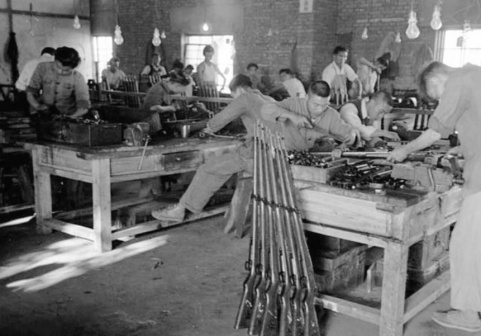新四军军械所的汉阳造步枪