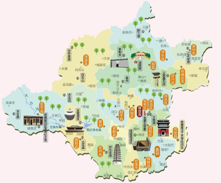 保定市人文地图