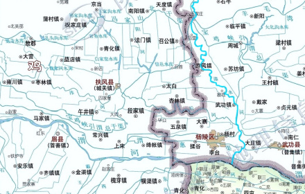 漆水河、沮水河地图