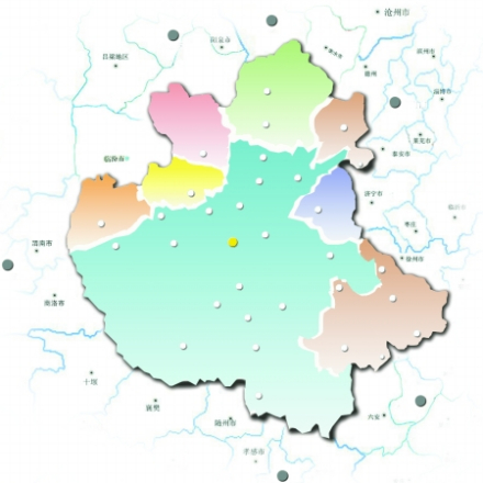 中原经济区地图