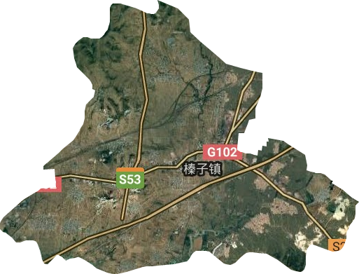 榛子镇卫星图