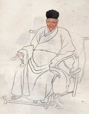 清佚名《陆树声肖像页》，上海博物馆藏 