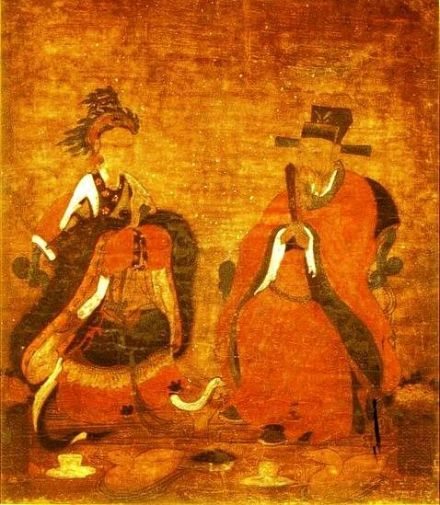 恭愍王与鲁国公主（国立古宫博物馆藏）