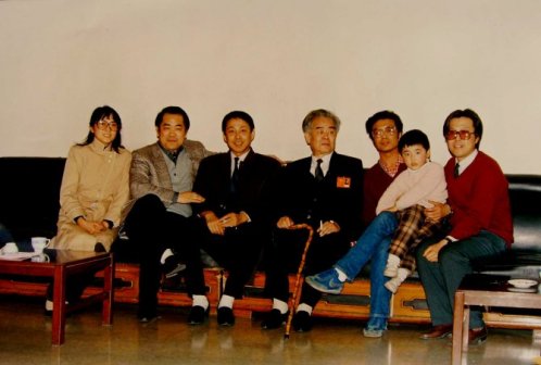 范曾，陈道明，黄胄