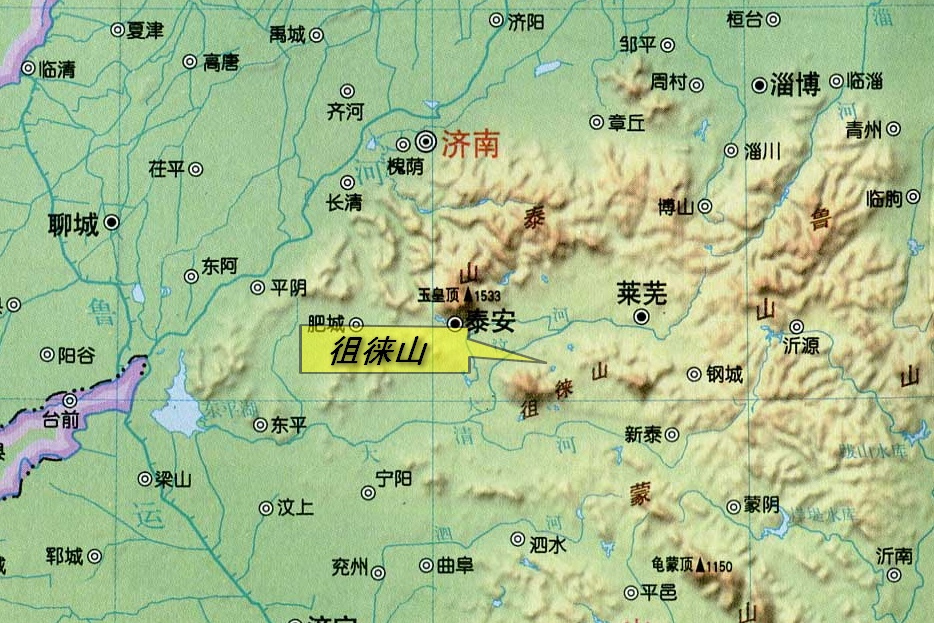 徂徕山位置及走向