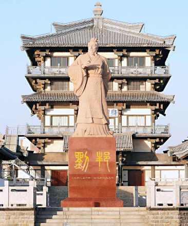 丰县刘邦广场刘邦塑像