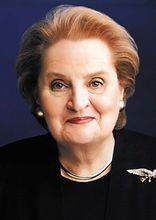 美国首任女国务卿奥尔布赖特