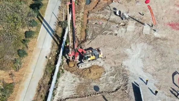 宁和高速公路（安徽段）首桩顺利开钻3