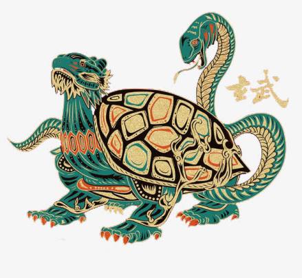 神兽玄武图案