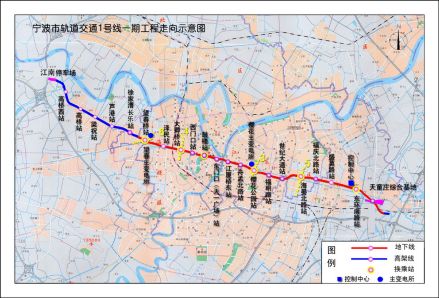 宁波市轨道交通1号线一期工程