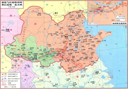 前后赵争霸图 