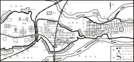 阳陵、陵邑示意图
