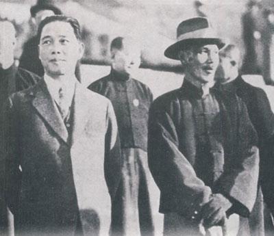 蒋介石与汪精卫