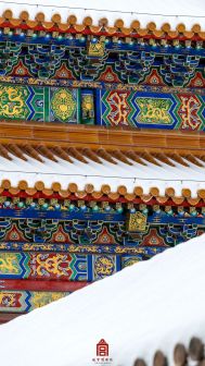 北京故宫雪景图