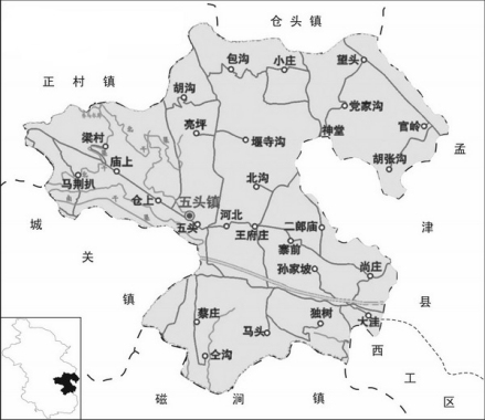 五头镇地图