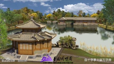 十字亭3D复原图