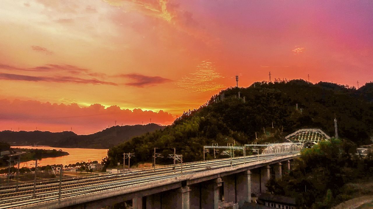 杭黄高速铁路沿线