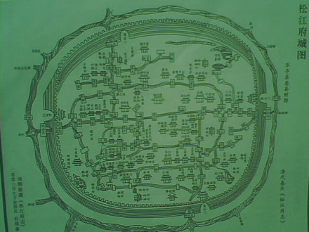 清代县城地图