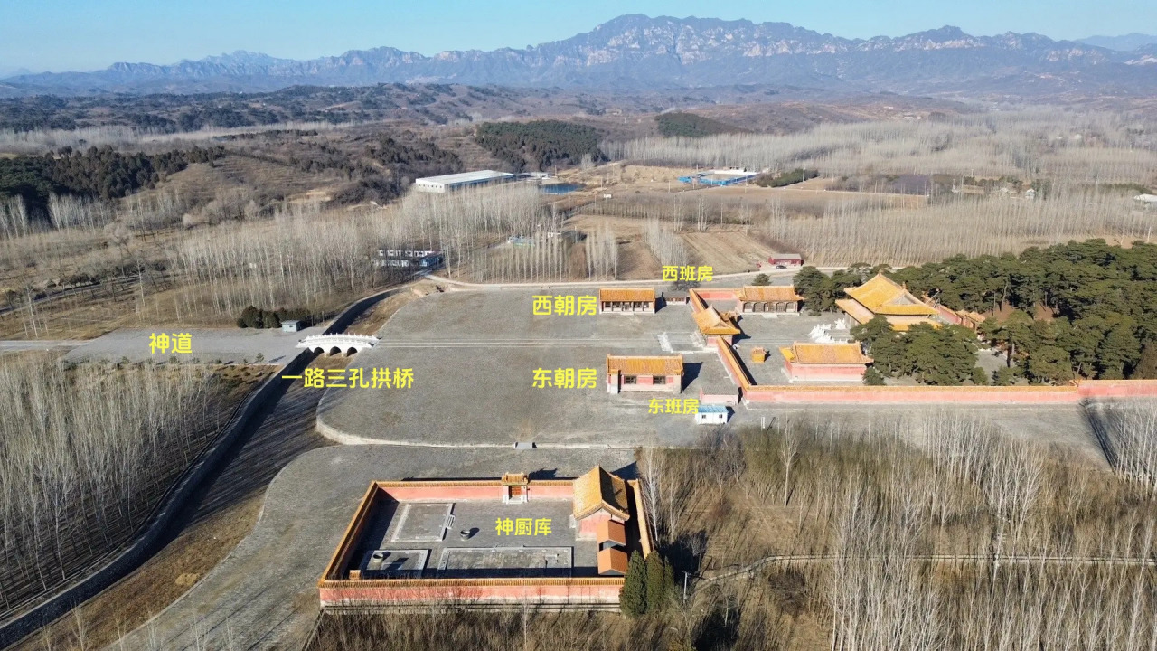 陵宫外主要建筑鸟瞰