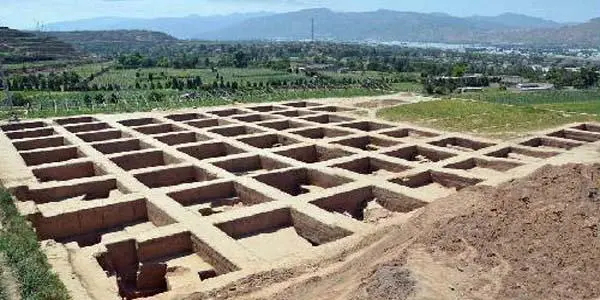 甘谷毛家坪遗址现场
