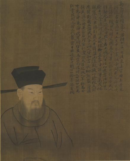 高琼像，取自南薰殿旧藏《历代圣贤半身像册》，现藏于台北故宫