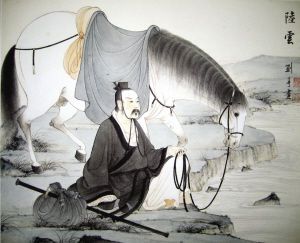 刘亨绘《松江十二俊之陆云》