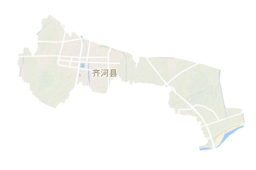 晏城街道地形图
